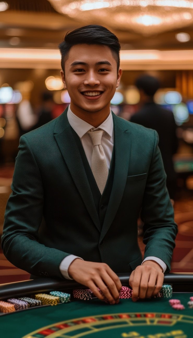 Studio Live Baccarat di togel158 link dengan dealer profesional dan multiple kamera